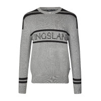 Maglione lavorato a maglia Kingsland KLNolan uomo Grigio mélange medio