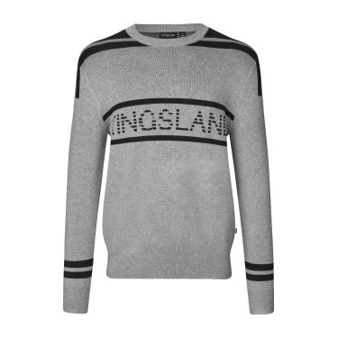 Maglione lavorato a maglia Kingsland KLNolan uomo Grigio mélange medio
