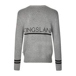 Maglione lavorato a maglia Kingsland KLNolan uomo Grigio mélange medio