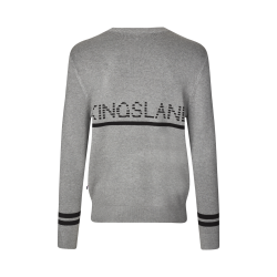 Maglione lavorato a maglia Kingsland KLNolan uomo Grigio mélange medio