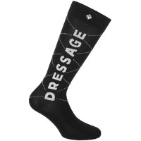 Calze Equithème Serpentine dressage Nero