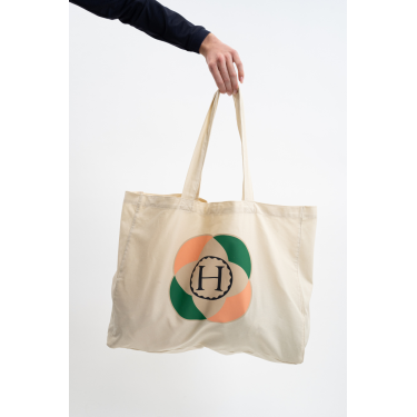 Totebag Casual Harcour Bertille Naturale / fiore