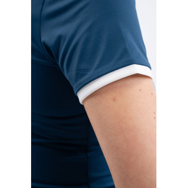 Polo da concorso Harcour Shine Blu laguna