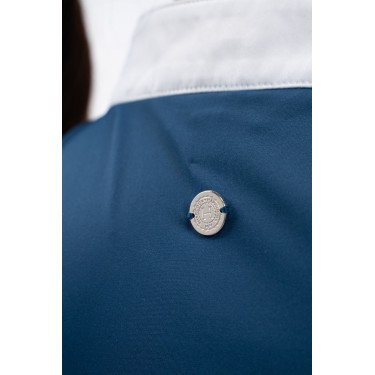Polo da concorso Harcour Shine Blu laguna