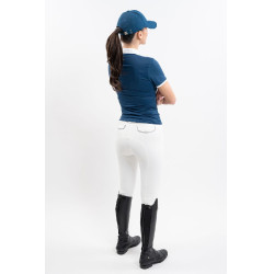 Polo da concorso Harcour Shine Blu laguna