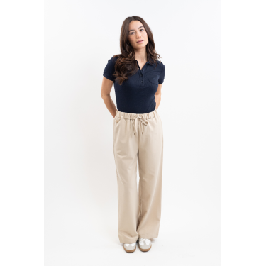Pantaloni Paisley Harcour donna Lino Beige