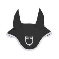 Cuffia anti-mosche in tessuto tecnico White Line Edition Equestro Noce Marrone