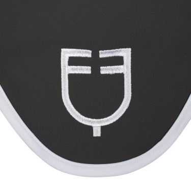 Cuffia anti-mosche in tessuto tecnico White Line Edition Equestro Asfalto Grigio