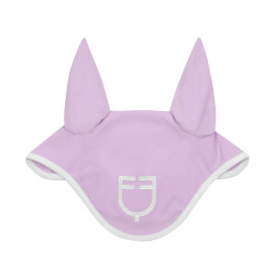 Cuffia anti-mosche in tessuto tecnico White Line Edition Equestro Orchidea Rosa Cuffia anti-mosche in tessuto tecnico White Line Edition Equestro Orchidea Rosa