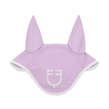 Cuffia anti-mosche in tessuto tecnico White Line Edition Equestro Orchidea Rosa Cuffia anti-mosche in tessuto tecnico White Line Edition Equestro Orchidea Rosa