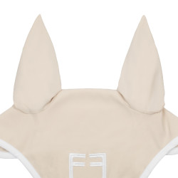 Cuffia anti-mosche in tessuto tecnico White Line Edition Equestro Beige Cuffia anti-mosche in tessuto tecnico White Line Edition Equestro Beige