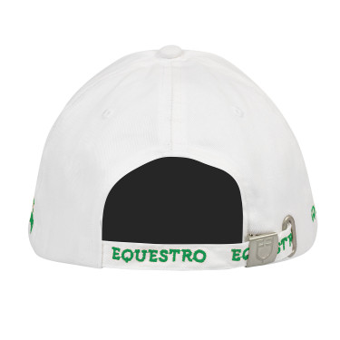 Cappellino unisex della nuova collezione Equestro Bianco / verde
