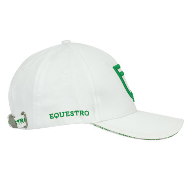 Cappellino unisex della nuova collezione Equestro Bianco / verde