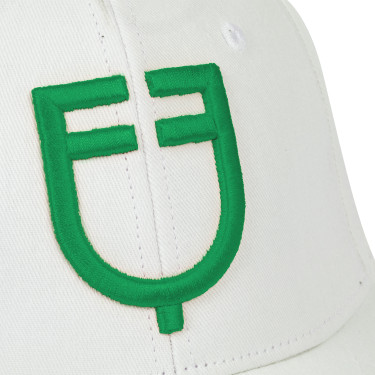 Cappellino unisex della nuova collezione Equestro Bianco / verde