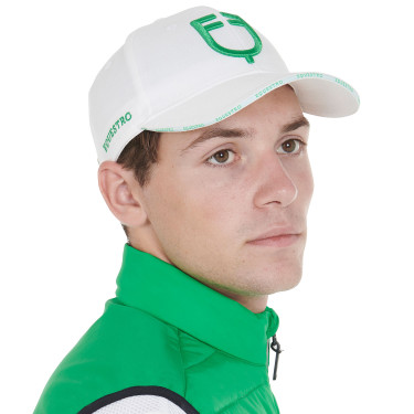 Cappellino unisex della nuova collezione Equestro Bianco / verde