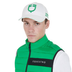 Cappellino unisex della nuova collezione Equestro Bianco / verde