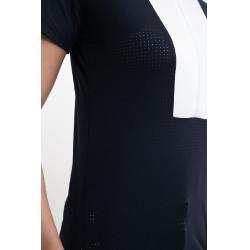 Polo da concorso Harcour Paris donna Marina Blu marino