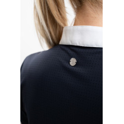 Polo da concorso Harcour Paris donna Marina Blu marino