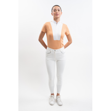 Polo da concorso Harcour Paris donna Albicocca Arancione Polo da concorso Harcour Paris donna Albicocca Arancione