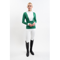 Polo da concorso Harcour Praga donna Verde smeraldo