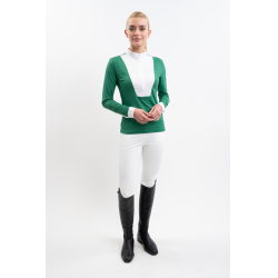 Polo da concorso Harcour Praga donna Verde smeraldo
