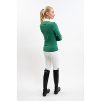 Polo da concorso Harcour Praga donna Verde smeraldo