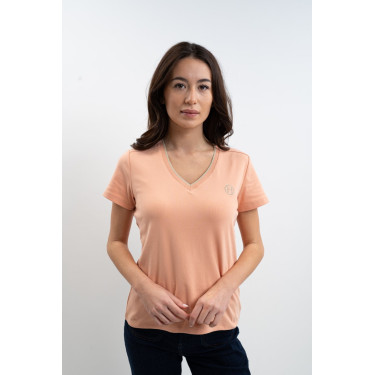 T-shirt Harcour Taraza donna Albicocca Arancione T-shirt Harcour Taraza donna Albicocca Arancione