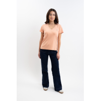T-shirt Harcour Taraza donna Albicocca Arancione T-shirt Harcour Taraza donna Albicocca Arancione