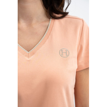 T-shirt Harcour Taraza donna Albicocca Arancione T-shirt Harcour Taraza donna Albicocca Arancione