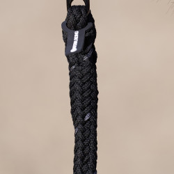 Lunga corda Imperial Riding Deluxe con moschettone semplice Nero