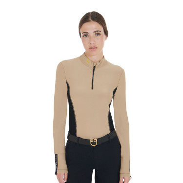 Polo Tecnico da Allenamento Donna Maniche Lunghe Equestro Polo Tecnico da Allenamento Donna Maniche Lunghe Equestro