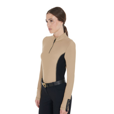 Polo Tecnico da Allenamento Donna Maniche Lunghe Equestro Polo Tecnico da Allenamento Donna Maniche Lunghe Equestro