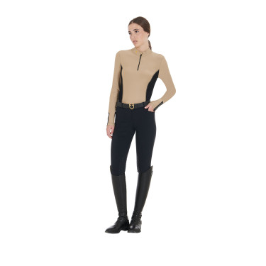 Polo Tecnico da Allenamento Donna Maniche Lunghe Equestro Polo Tecnico da Allenamento Donna Maniche Lunghe Equestro