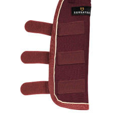 Paracoda imbottito e impermeabile Equestro Bordeaux