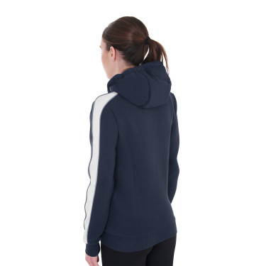 Felpa con cappuccio da donna Equestro con zip Felpa con cappuccio da donna Equestro con zip
