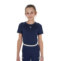 Maglietta tecnica da allenamento per bambini Equestro Marina Blu marino