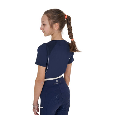 Maglietta tecnica da allenamento per bambini Equestro Blazer marine Blu marino
