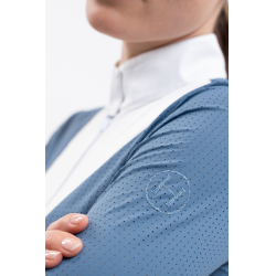 Polo da concorso Harcour Coco donna Blu acciaio Polo da concorso Harcour Coco donna Blu acciaio