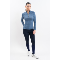 Polo Harcour Breezi donna Blu acciaio