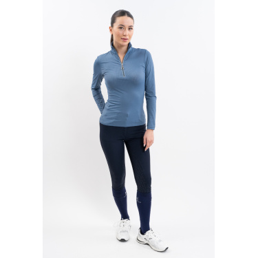 Polo Harcour Breezi donna Blu acciaio