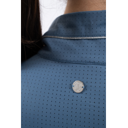 Polo Harcour Breezi donna Blu acciaio