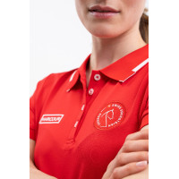 Polo Harcour Douve donna Swiss Equestrian Friends Rosso Polo Harcour Douve donna Swiss Equestrian Friends Rosso