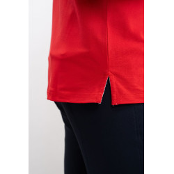 Polo Harcour Dranse uomo Swiss Equestrian Friends Rosso Polo Harcour Dranse uomo Swiss Equestrian Friends Rosso