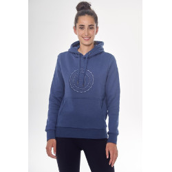 Felpa Harcour Samy Blu acciaio Felpa Harcour Samy Blu acciaio