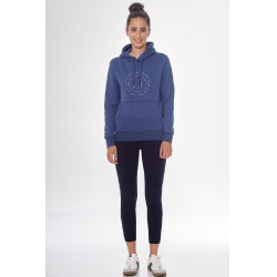 Felpa Harcour Samy Blu acciaio Felpa Harcour Samy Blu acciaio