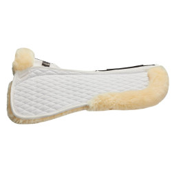 Ammortizzatore da dressage Stübben in pelle d'agnello Streamline Bianco Ammortizzatore da dressage Stübben in pelle d'agnello Streamline Bianco