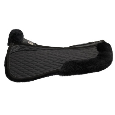 Ammortizzatore da dressage Stübben in pelle d'agnello Streamline Nero
