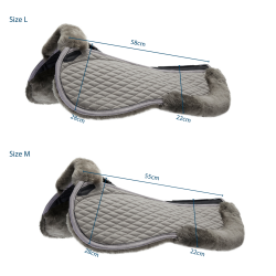 Ammortizzatore Stübben in pelle d'agnello Streamline Grigio