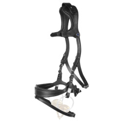 Briglia Stübben Freedom II Magic Tack con Slide&Lock senza Bling Nero / nero