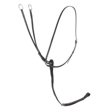 Martingala Stübben ad anelli Nero